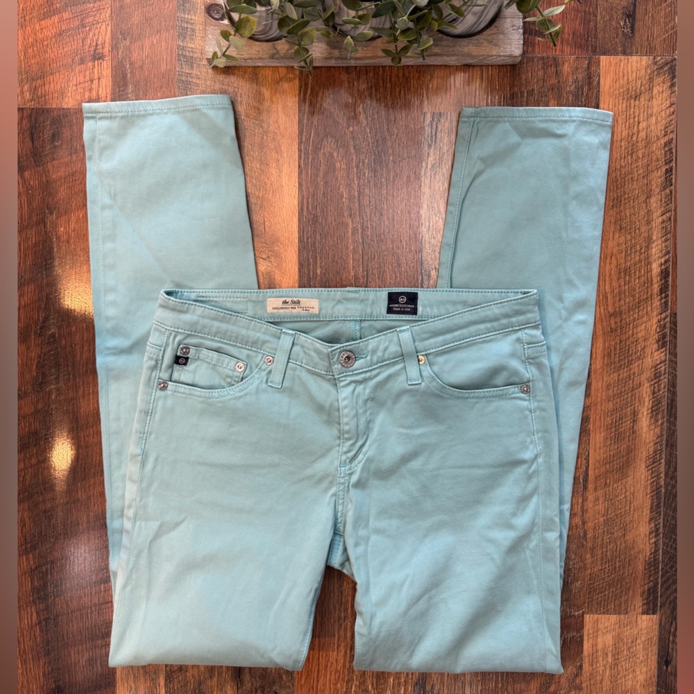 AG Adriano Goldschmied x Calypso St. Barth The Stilt Cigarette Jeans Size 26